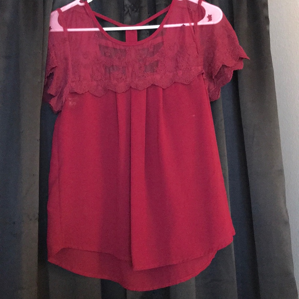 Sheer blouse